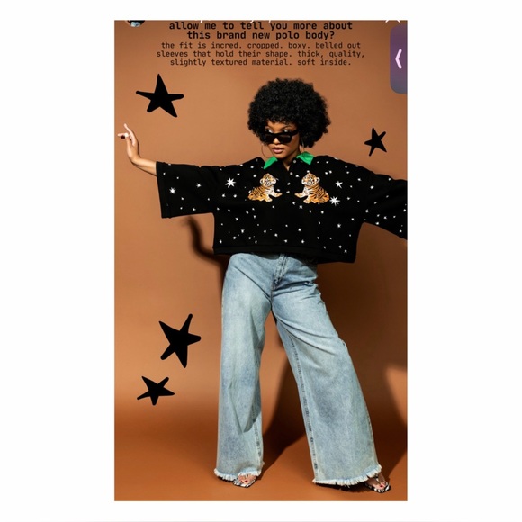 Dressed in LALA Made of Stardust cropped polo - Picture 9 of 10